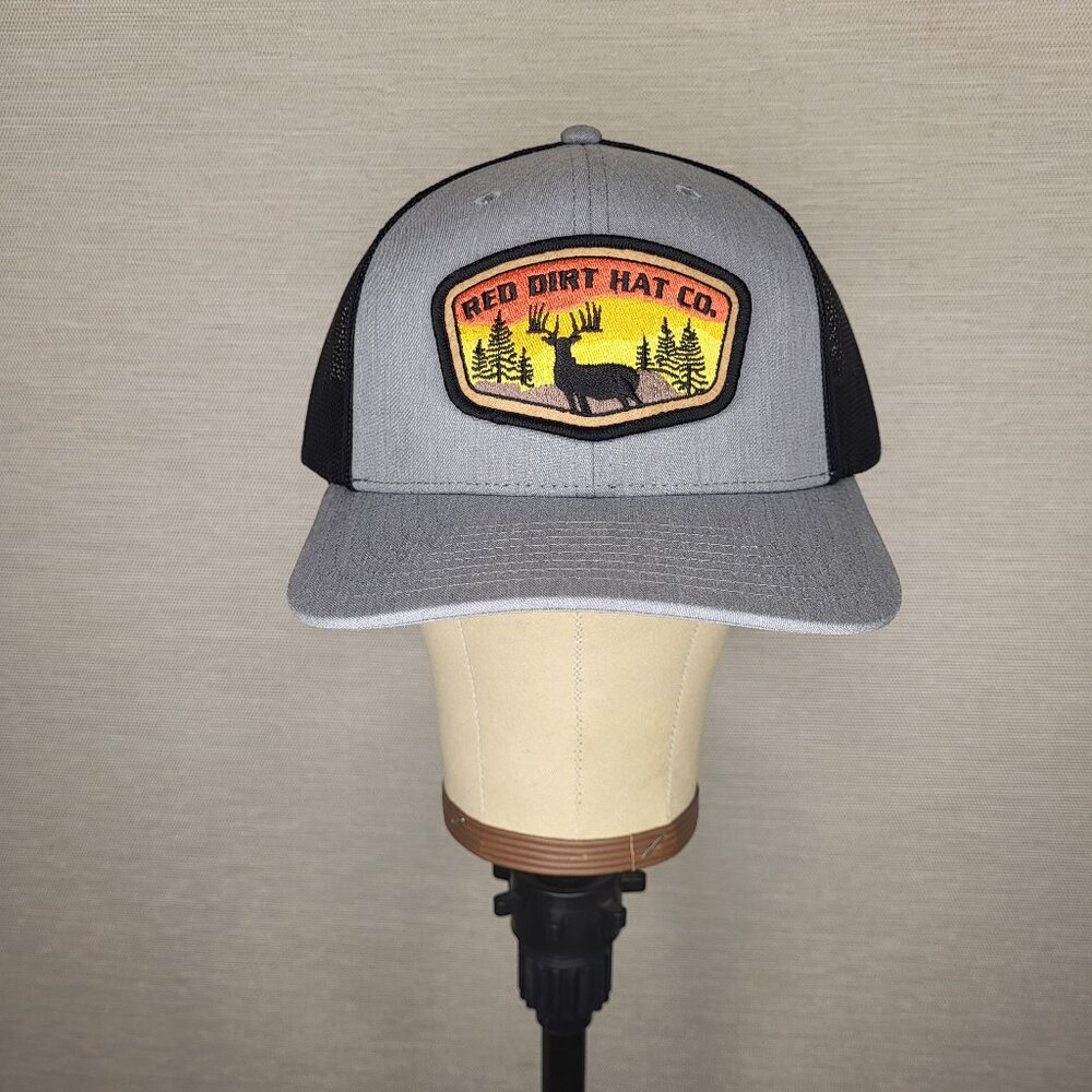 Red Dirt Hat Co. RDHC114  Grey & Black One Size Adjustable NWT